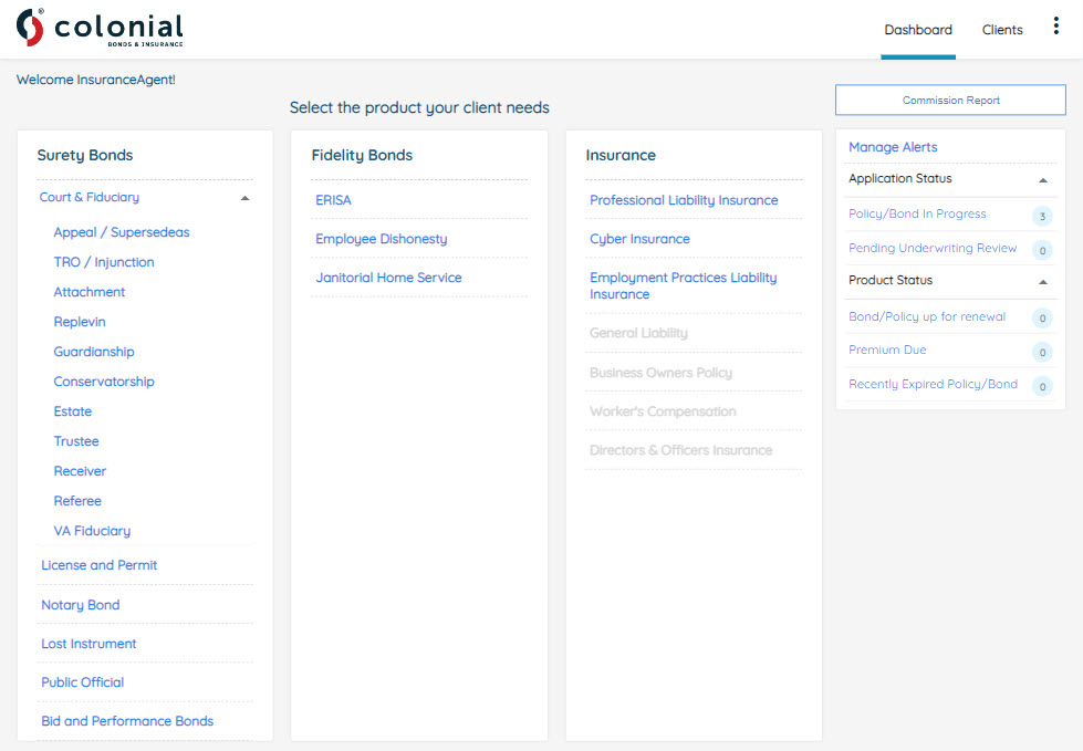 Instantly access your dashboard
